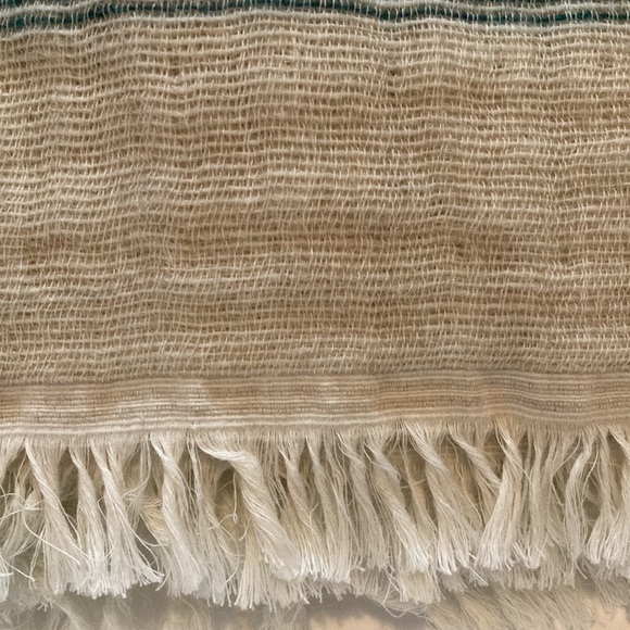 Antonio Salgado Wool/Cotton Throw NEW - Picture 4 of 9